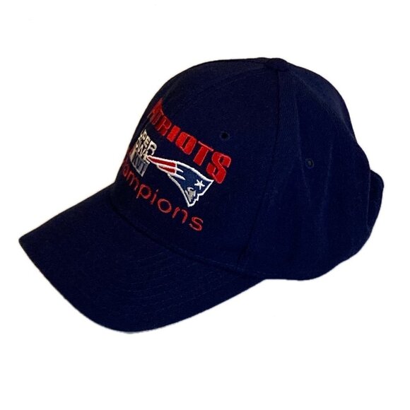 RARE New England Patriots Super Bowl XXXVI Champions Hat Cap Blue OSFA - Picture 4 of 8